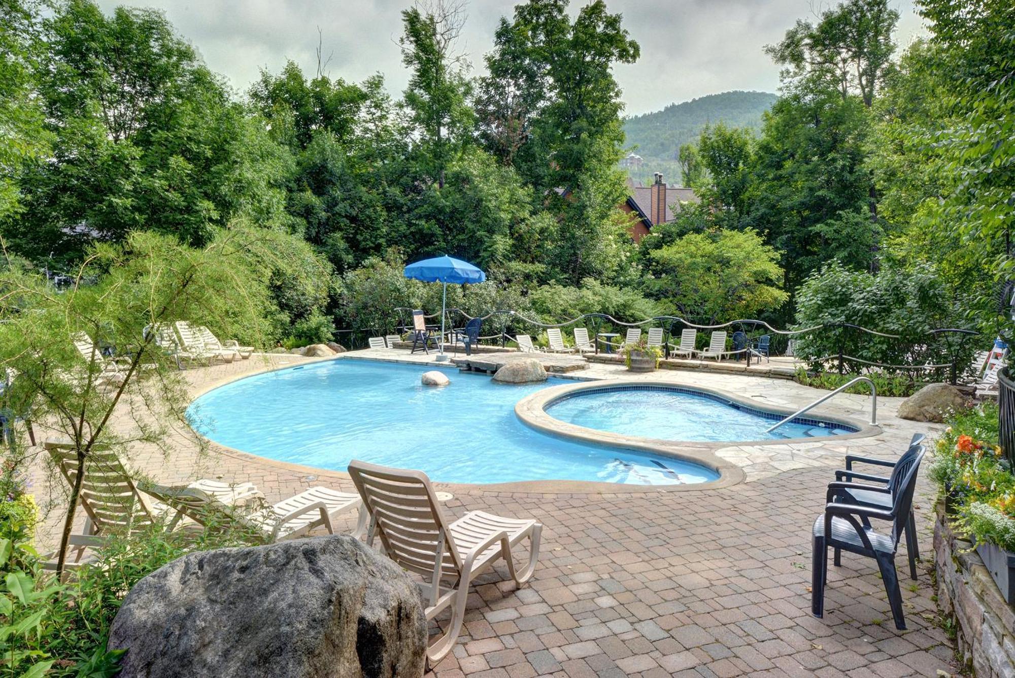 モントランブランTremblant Prestige - Manoir 120-6アパートメント エクステリア 写真